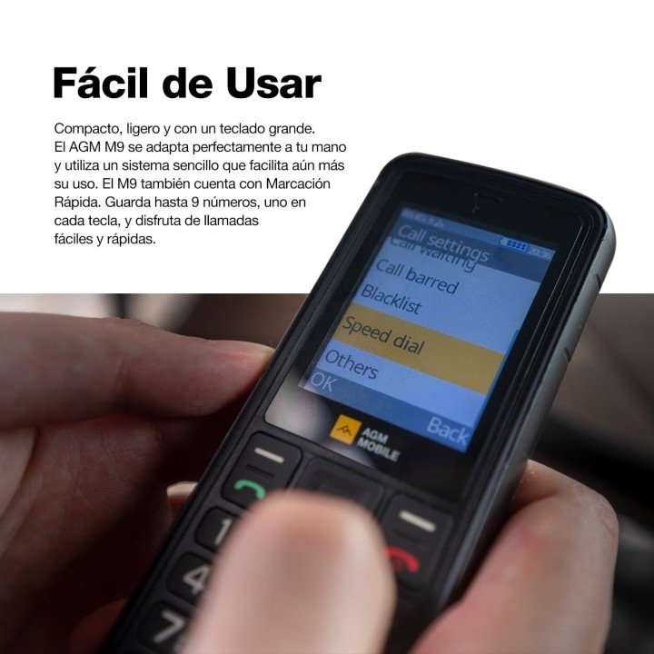 AGM M9 móvil 4G FLOATING (doble SIM)