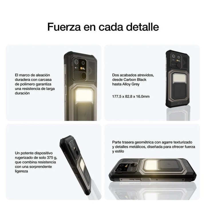 AGM G3 PRO móvil con cámara térmica y batería de 10.000mAh