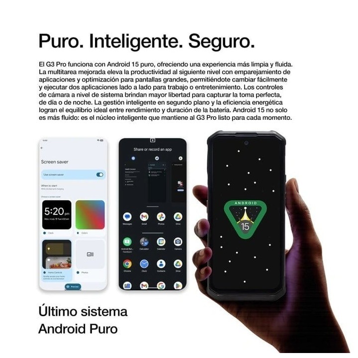 AGM G3 PRO móvil con cámara térmica y batería de 10.000mAh