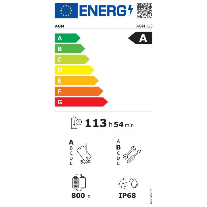 AGM G3 PRO móvil con cámara térmica y batería de 10.000mAh