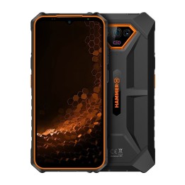 Hammer Iron V Smartphone todoterreno IP69K 6,5″ 6+64GB naranja-negro