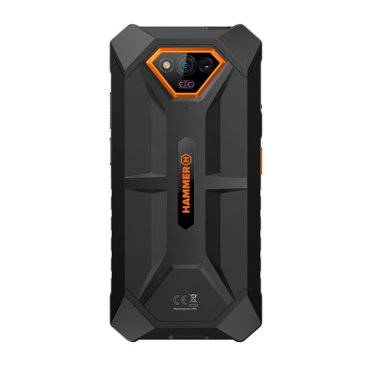 Hammer Iron V Smartphone todoterreno IP69K 6,5″ 6+64GB naranja-negro
