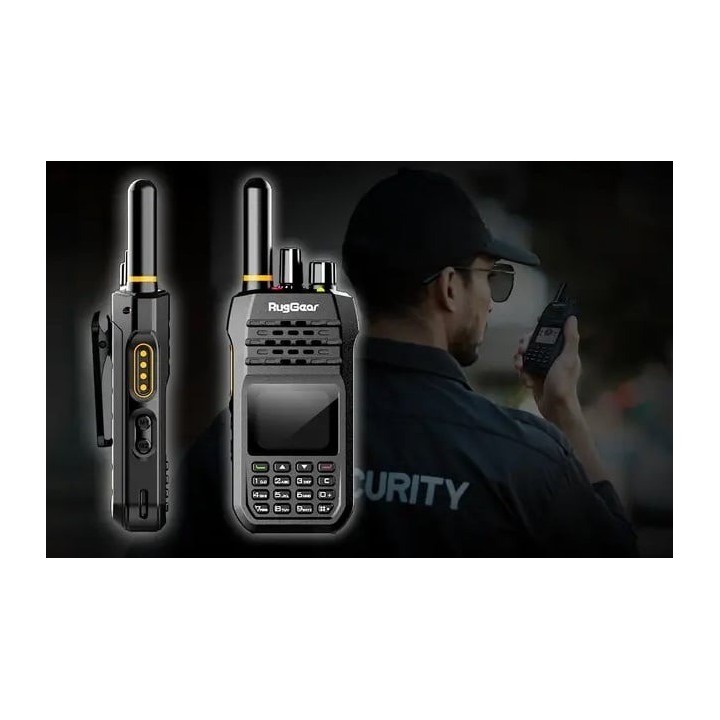 RugGear RG190 Walkie Talkie PoC 4G, Android Go, WiFi, Bluetooth y GPS