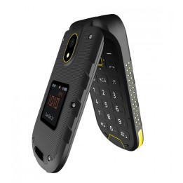 Hammer Bow 4G LTE 2.4″ Negro, teléfono todoterreno IP68 con tapa