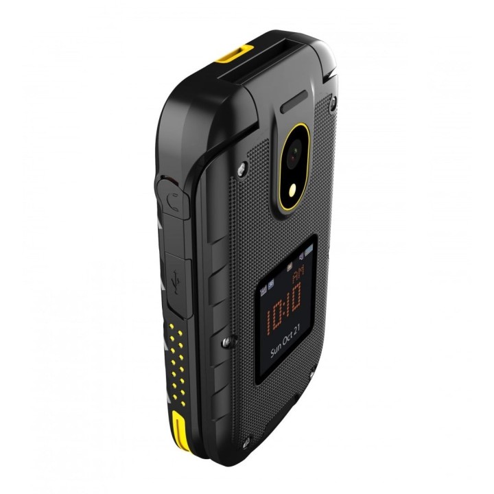Hammer Bow 4G LTE 2.4″ Negro, teléfono todoterreno IP68 con tapa