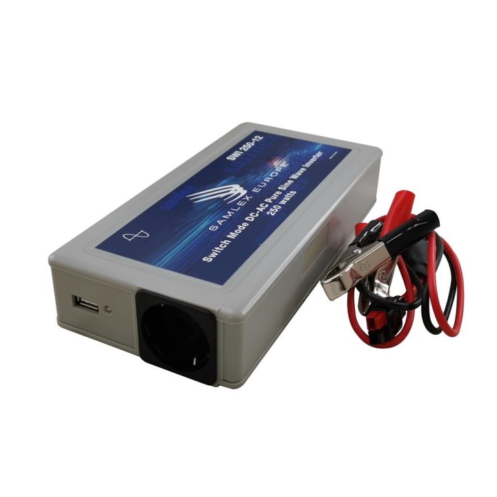 Inversor onda senoidal pura 250 W 12 V.