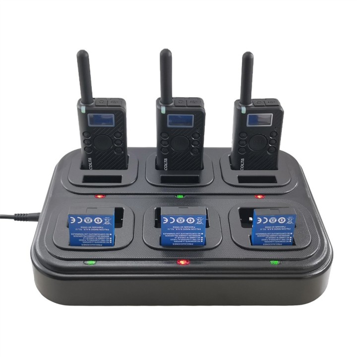 Cargador 6 slots de sobremesa para ESCOLTA JULIET y KENWOOD PKT-23