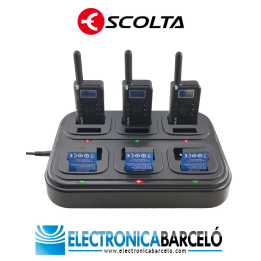 Cargador 6 slots de sobremesa para ESCOLTA JULIET y KENWOOD PKT-23