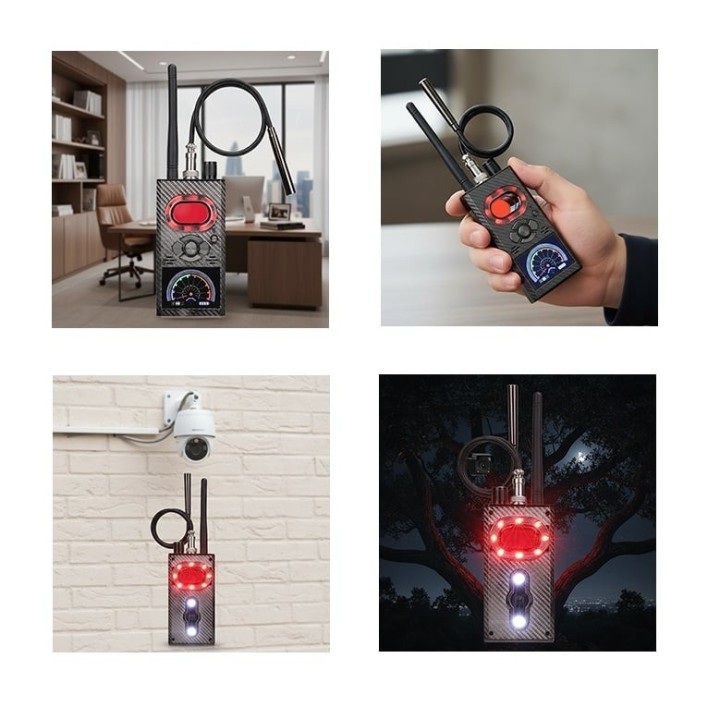 PNI DT900 Detector escáner de radio frecuencias, telefonía, micrófonos y cámaras de video
