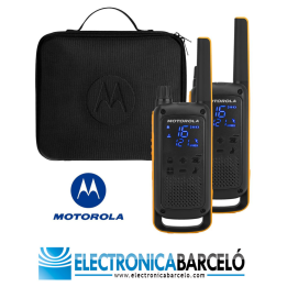 Maletín con 2 walkies MOTOROLA T-82 EXTREME PMR446
