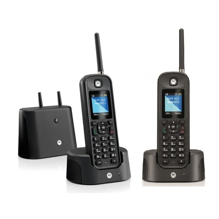 Pack DUO Motorola O202, teléfonos inalámbricos de largo alcance