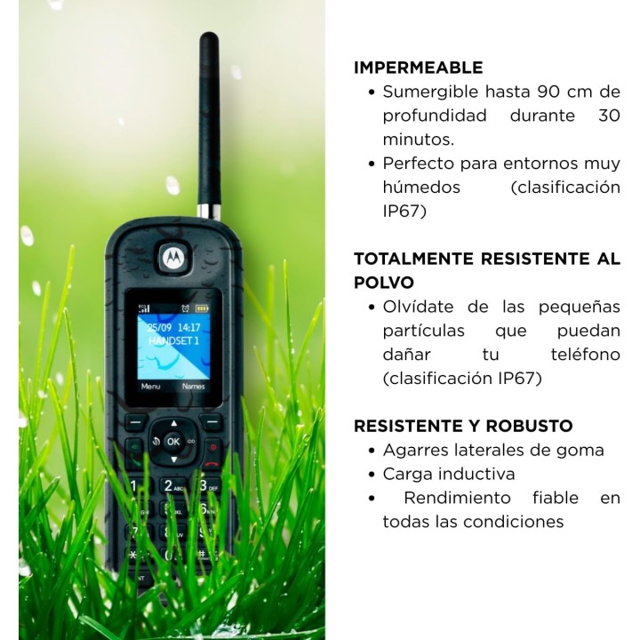 Pack DUO Motorola O202, teléfonos inalámbricos de largo alcance