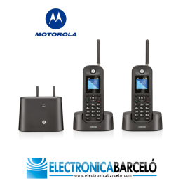 Pack DUO Motorola O202, teléfonos inalámbricos de largo alcance