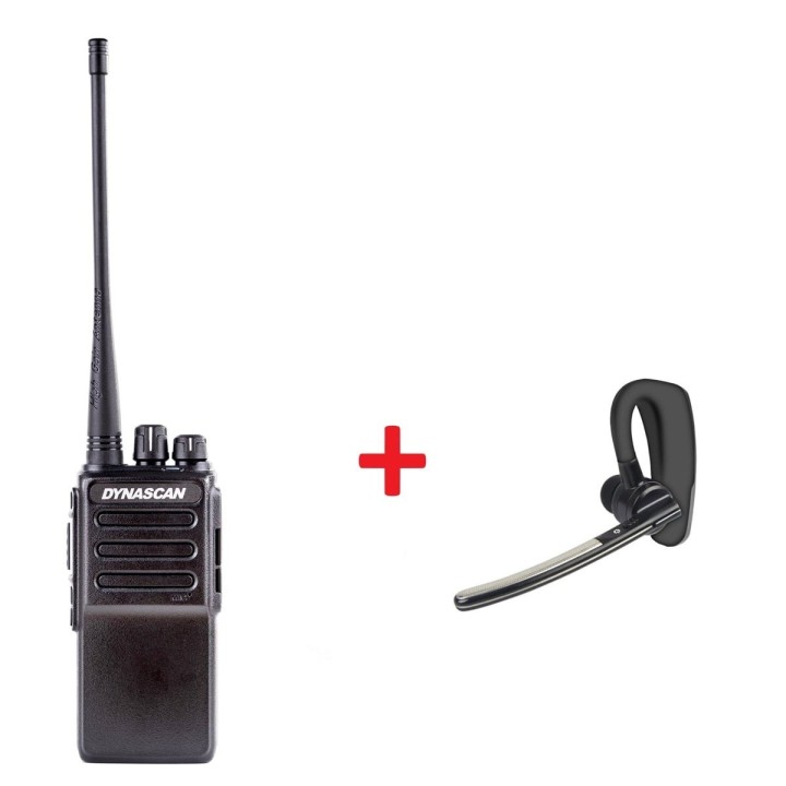 PACK DYNASCAN 220BT PMR-446 + AURICULAR ANYTONE Q8