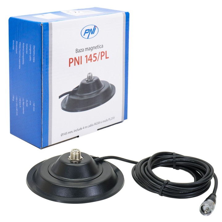 Base magnética PNI 145/PL 145 mm