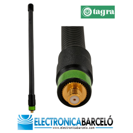 Antena para wakie 66~88 MHz. Conector SMA hembra