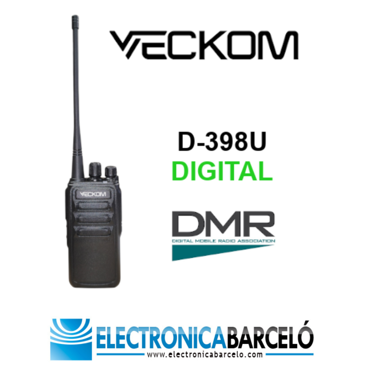 Walkie Veckom UHF D-398U digital DMR 