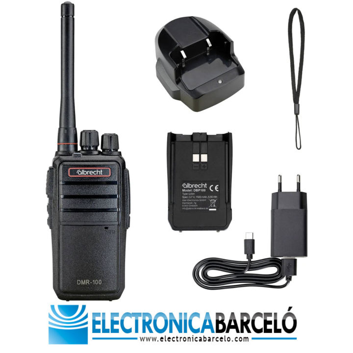 Walkie Albrecht DMR-100 Radio Digital DMR + PMR446 transceiver