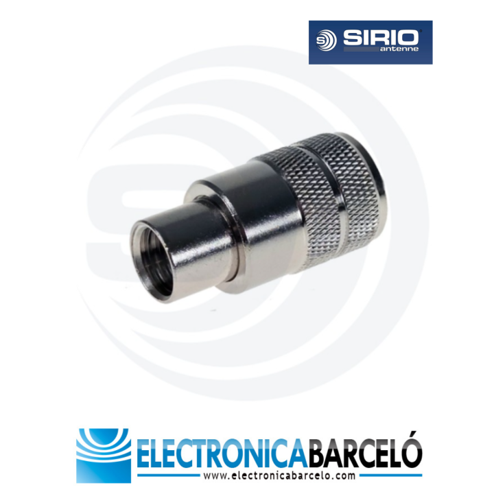SIRIO PL259-213 HQ Conector UHF Macho (PL Macho) para cable coaxial RG213 y similares