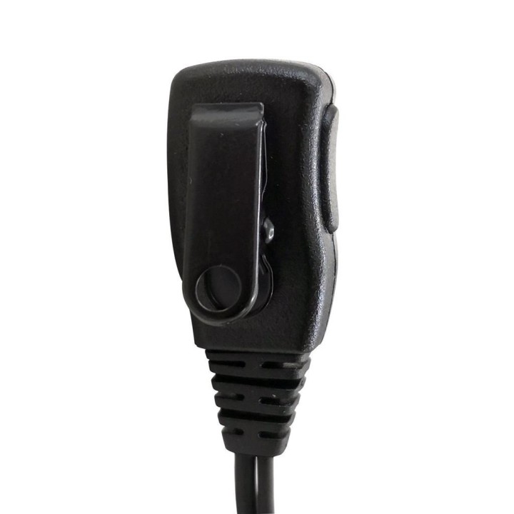 Micro-auricular ergonómico giratorio con micro tipo solapa, para KENWOOD, TEAM y HYT.