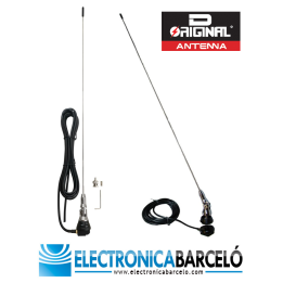 SMA-4P - Antena móvil VHF 1/4 onda. 136-175 MHz.