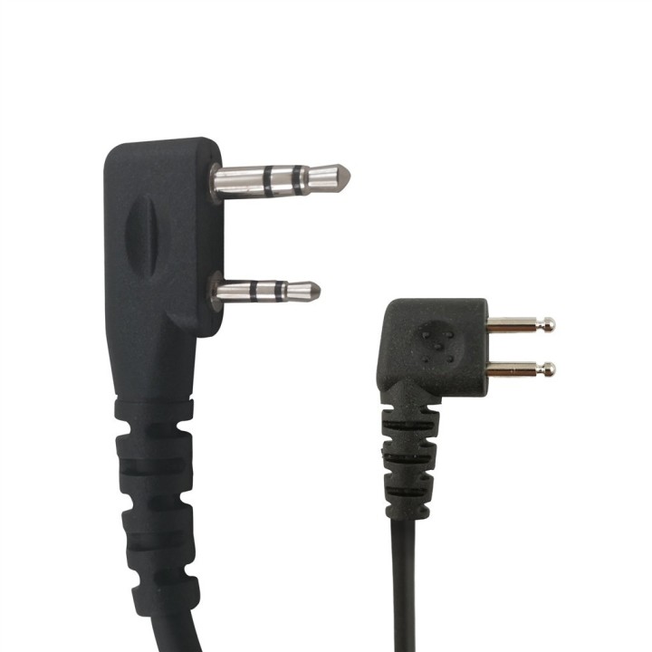 Cable compatible cascos PELTOR SportTac a KENWOOD 2 pin