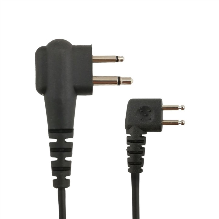 Cable compatible cascos PELTOR SportTac a MOTOROLA 2 pin
