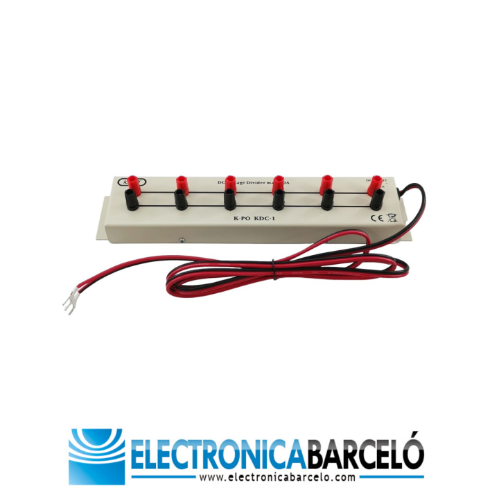 Regleta alimentación DC de 6 tomas