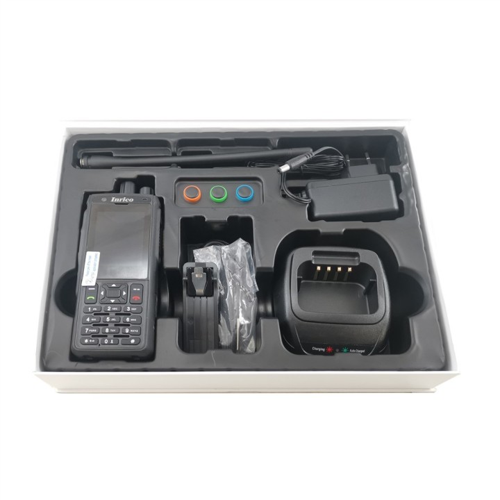 IRC380 INRICO Walkie 4G LTE, Bluetooth, Wi-Fi / VHF DMR para comunicaciones PoC.