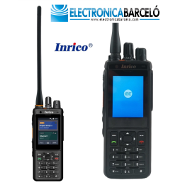 IRC380 INRICO Walkie 4G LTE, Bluetooth, Wi-Fi / VHF DMR para comunicaciones PoC.