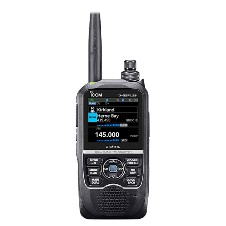 ICOM ID-52E PLUS Walkie doble banda VHF/UHF DIGITAL D-Star y Bluetooth