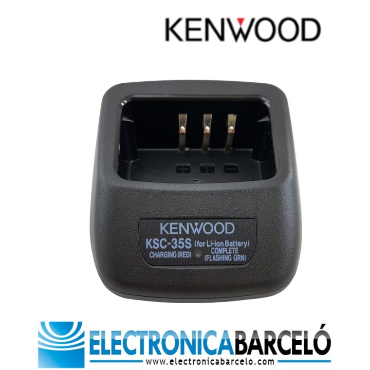 Cargador rápido para KENWOOD. Sólo la base.