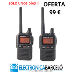 DYNASCAN AD-09+ PLUS PAREJA WALKIES PMR-446 CON MALETÍN