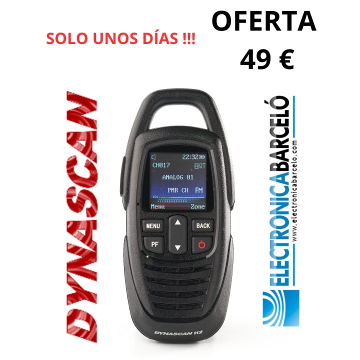 DYNASCAN H2 WALKIE PMR-446 VERSÁTIL