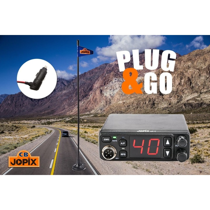 PACK EMISORA CB JOPIX AP-7 CON ANTENA