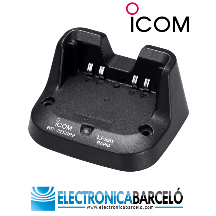 ICOM BC-202IP2 Cargador rápido tipo cazoleta