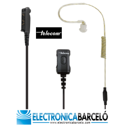 Microauricular tipo botón para SEPURA STP8000 / STP9000 / SC-20 / SC-21