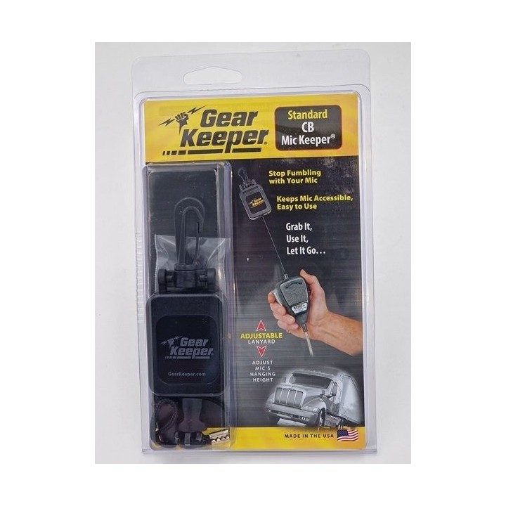 GearKeeper RT4-4112 Soporte ajustable y retráctil para micrófono de Mano de emisoras de Radio CB