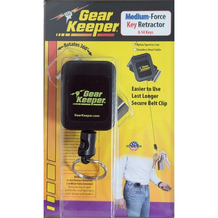Gearkeeper RT4-5851 retractor de llaves de fuerza media de 8 a 14 llaves