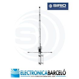 SIRIO TORNADO 36-42 Antena base 36 a 42 MHz. 4 Radiales