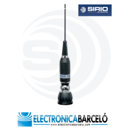 TURBO VHF40 PL Radiante antena móvil VHF tipo PL. Banda baja. Versión C. Ajustable entre 37 y 43 MHz.