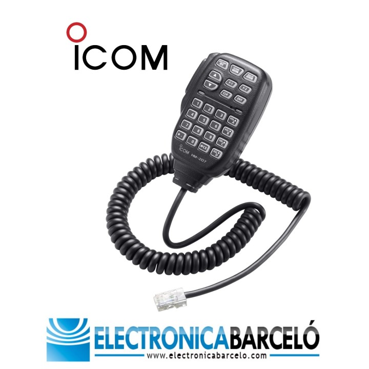 ICOM HM-207 Micrófono de mano