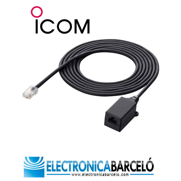 ICOM OPC-440 Cable de extensión de micrófono 5 METROS