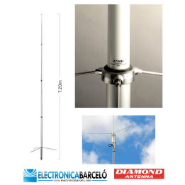 DIAMOND X700HN Antena base doble banda VHF/UHF