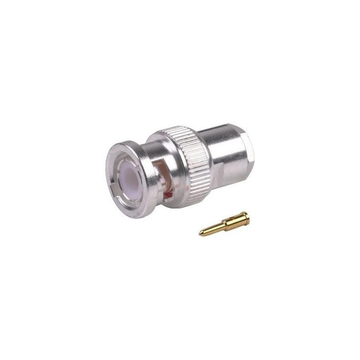 MT-2021-A - Conector BNC macho rosca para RG-58 y similares.