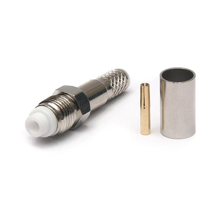 FME-H-155-H - CONECTOR FME HEMBRA PARA H-155. VERSIÓN CRIMPAR.