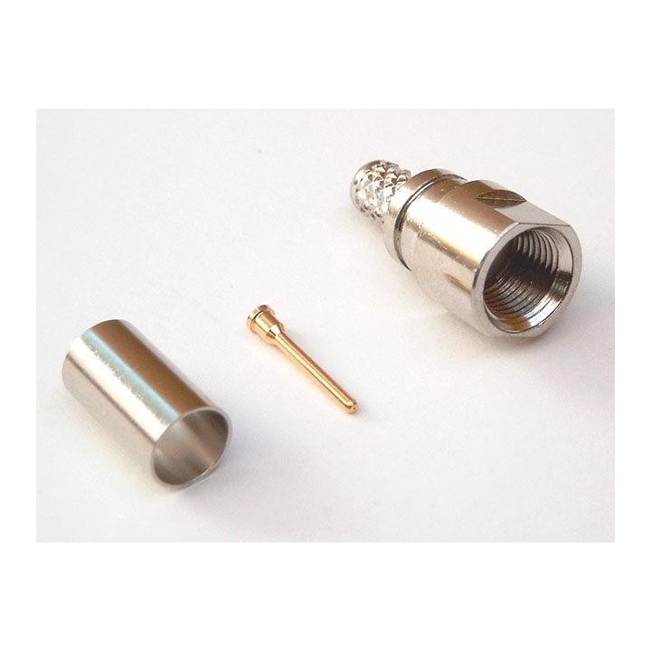 FME-H-155-M - CONECTOR FME MACHO PARA H-155. VERSIÓN CRIMPAR.