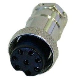 MT-10798 - Conector micrófono aéreo hembra 8 Pin.