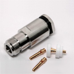 N-AIR-H - Conector N hembra para Aircom Plus, RG213 y similares.