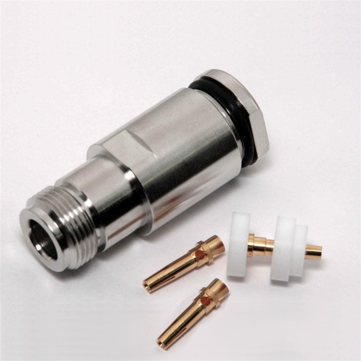 N-AIR-H - Conector N hembra para Aircom Plus, RG213 y similares.